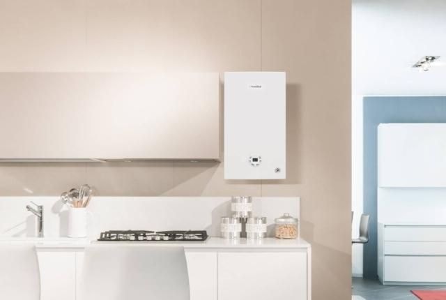 Caldaia murale installata in cucina