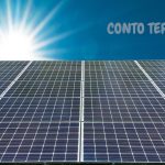 pannelli solari con scritta